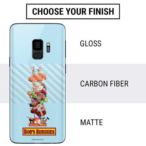 Bobs Burgers Stacked Galaxy S9 Skin